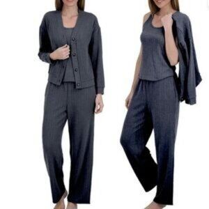 Live 2 Lounge  Women's Blue Three-Piece Lounge Set Size L  M0512